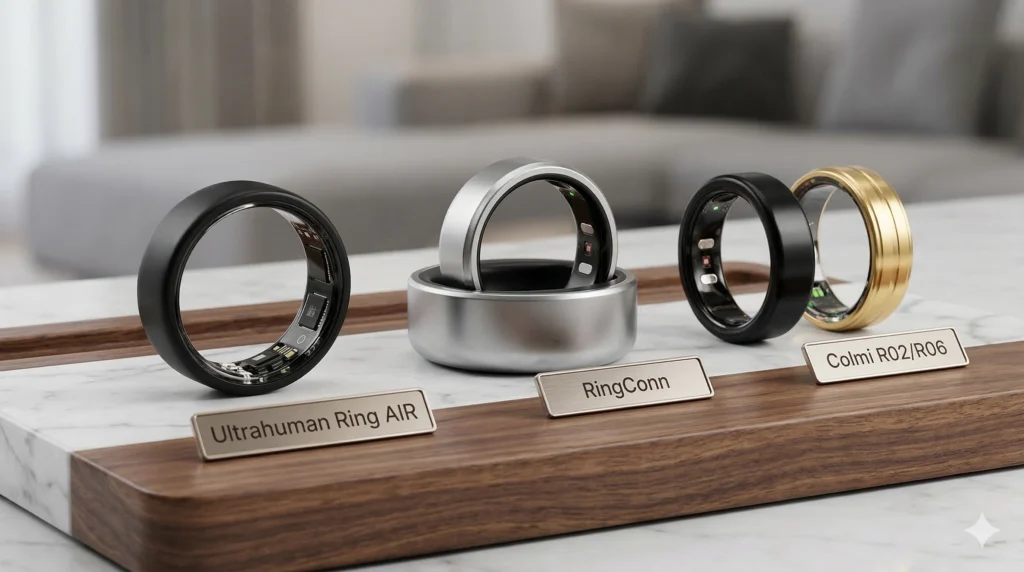 Anillos inteligentes Colmi R02 Ultrahuman Ring AIR y RingConn alternativa económica Argentina