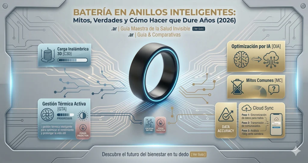 Duración batería anillo inteligente mitos y verdades guía 2026